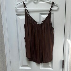 Brown Spaghetti Strap Top